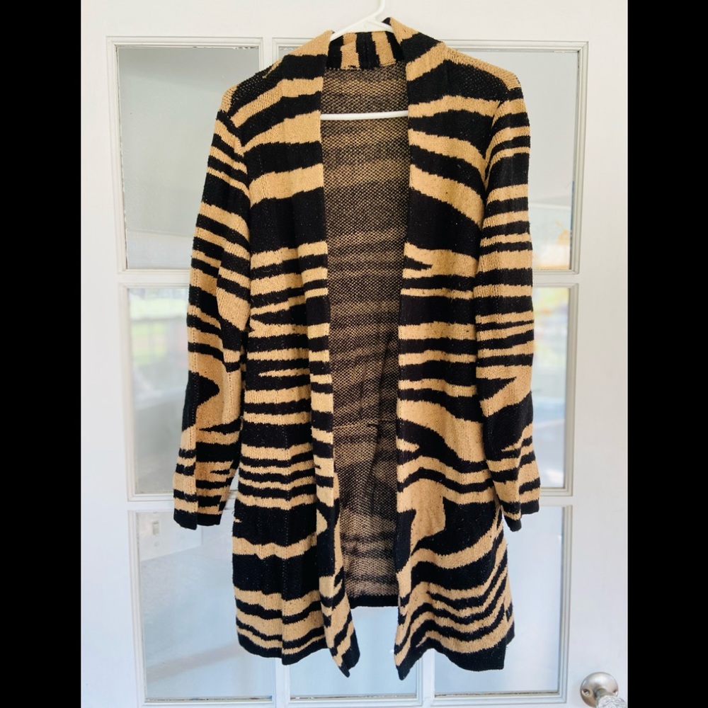Women’s animal print cardigan